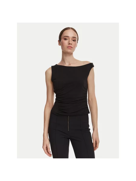 Guess Marškinėliai Slim Fit juoda