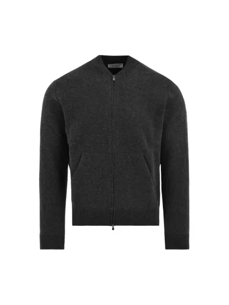 Sweter Filippo De Laurentiis wełniany szary