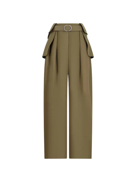 Cu centură pantaloni cargo Loewe verde
