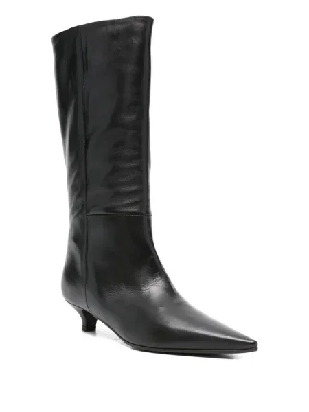 Botine Thea Mika din piele negru