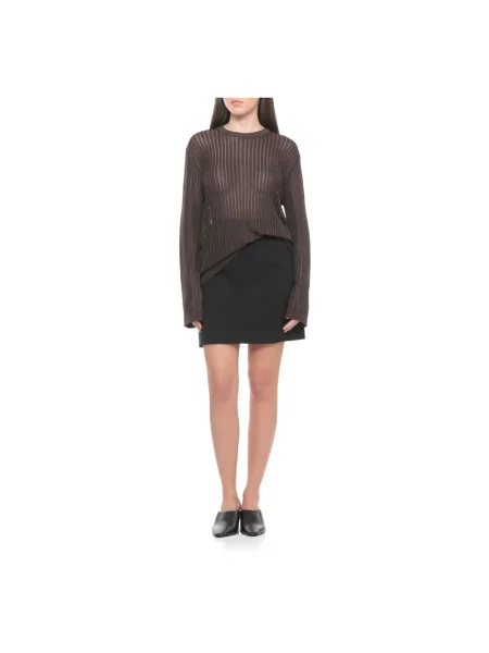 Sweter Loulou De Saison brązowy