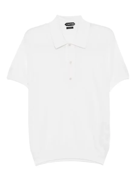 Pletené polotričko Tom Ford bílé
