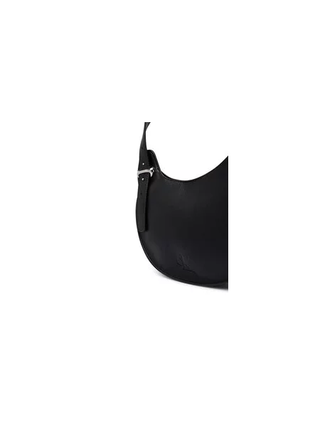 Calvin Klein kabelka hobo dámska z imitácie kože čierna