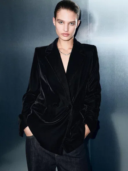 Блейзер MANGO чорний