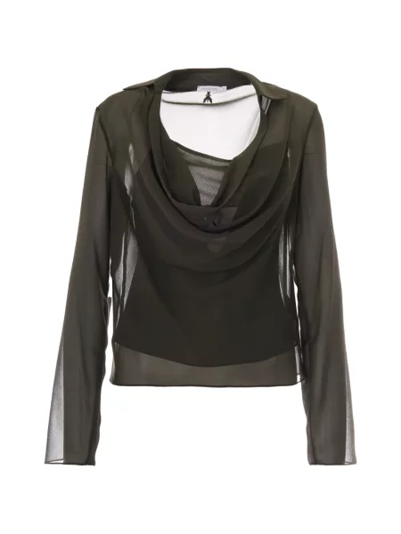Top Patrizia Pepe drapat verde