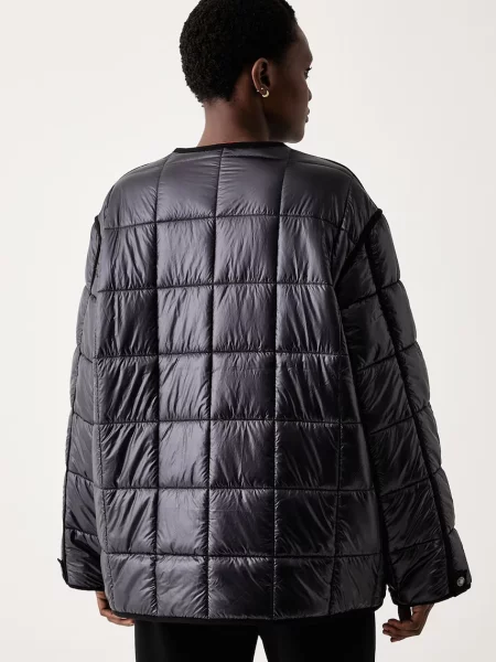 The North Face kurtka dwustronna Redbox granatowa