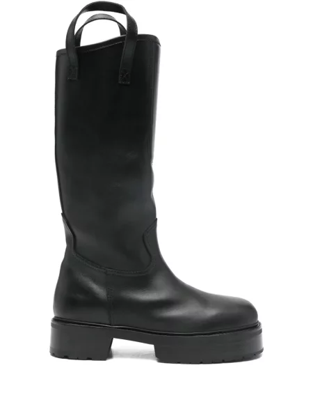 Botine Enfants Riches Déprimés din piele cu platformă negru