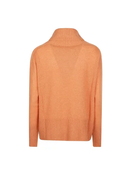 Sweter z golfem Aragona pomarańczowy