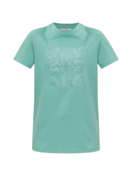 Tricou Max Mara cu autograf verde