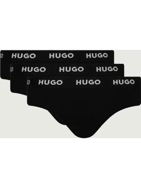 HUGO Set de chiloți slip﻿ negru