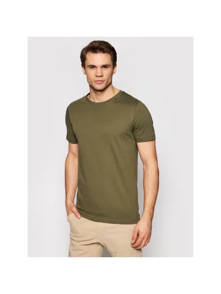 Jack&Jones Majica Orrganic Basic Slim Fit zelena