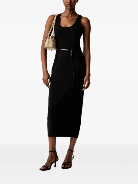 Tricou Michael Michael Kors cu imagine din jerseu cu gât halter roșu