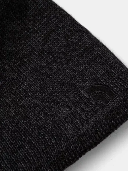 Шапка з домішкою вовни The North Face Jim Beanie чорний