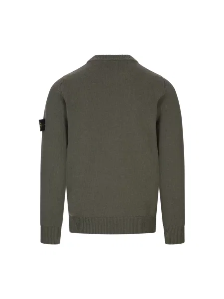 Sweter Stone Island z kamieniami zielony