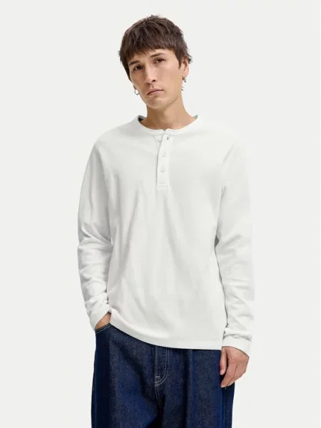 Jack & Jones Marškinėliai ilgomis rankovėmis Blutyrell balta
