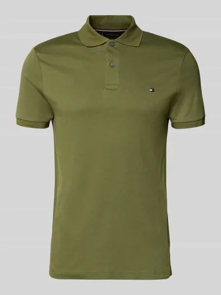 Koszulka polo o kroju regular fit z czystej bawełny model ‘LIQUID COTTON’ Tommy Hilfiger