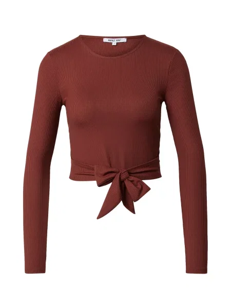 ABOUT YOU Tricou Madita ruginiu maro
