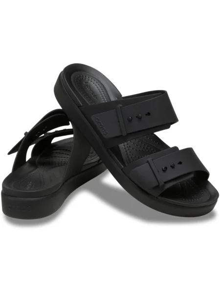 Crocs Šľapky Brooklyn' čierna