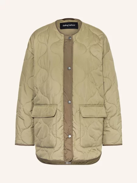 Darling Harbour Prošívaná Bunda olive khaki