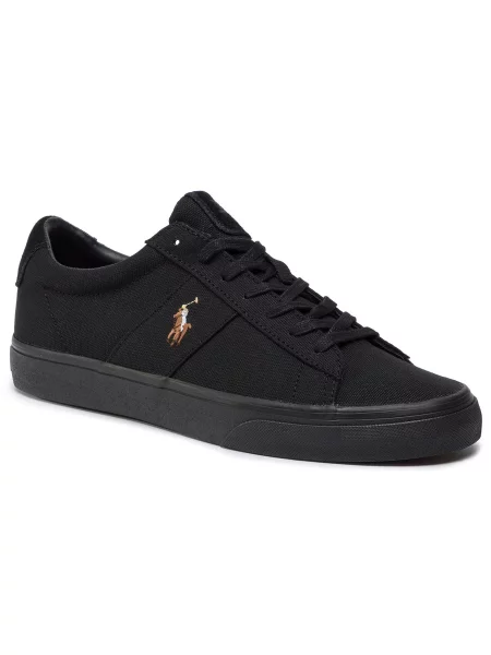 Ilgaauliai batai Polo Ralph Lauren juoda