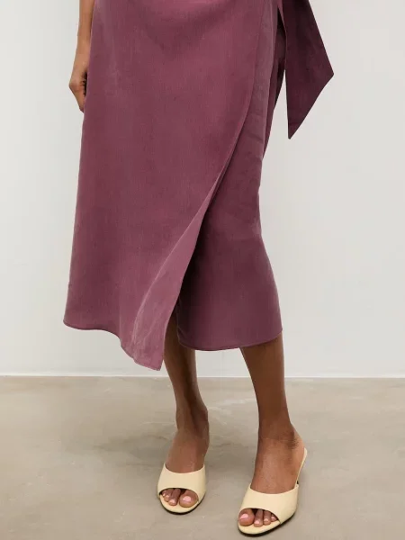 Answear.LAB șlapi de piele Unscripted Collection bej