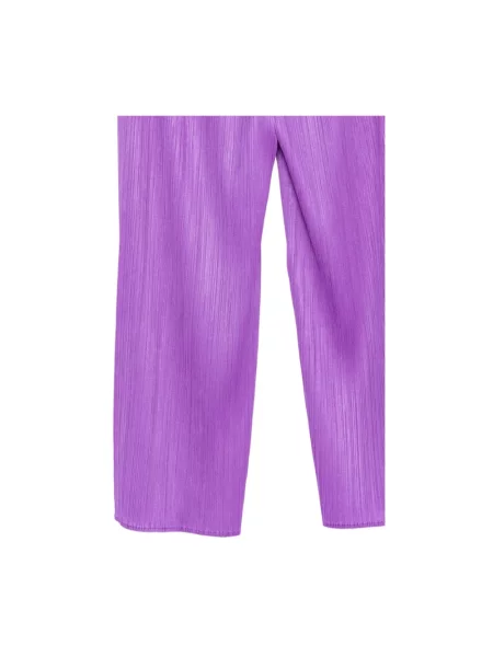 Spodnie Issey Miyake fioletowe