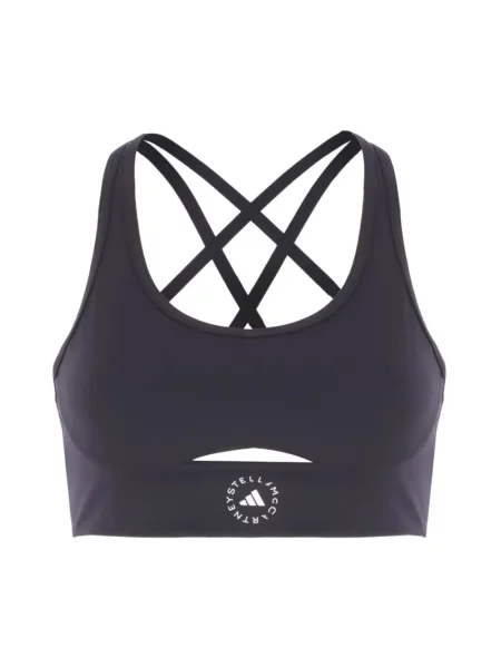 Stanik sportowy Adidas By Stella Mccartney czarny