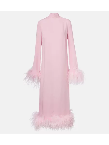 Sukienka midi Taller Marmo do kolan garniturowa różowa