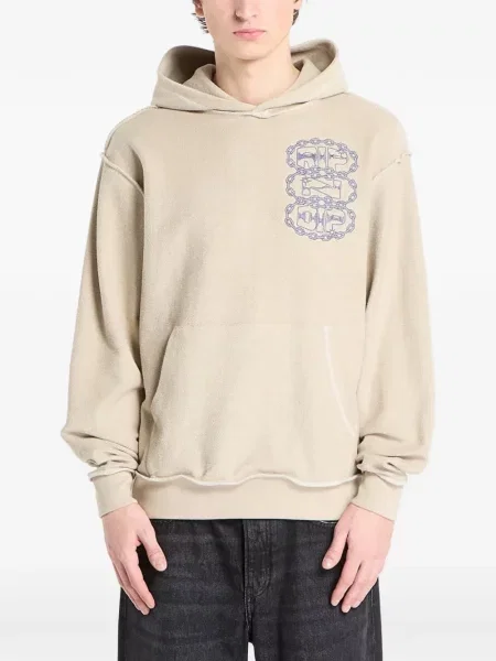 Hanorac cu glugă Ripndip cu imagine verde