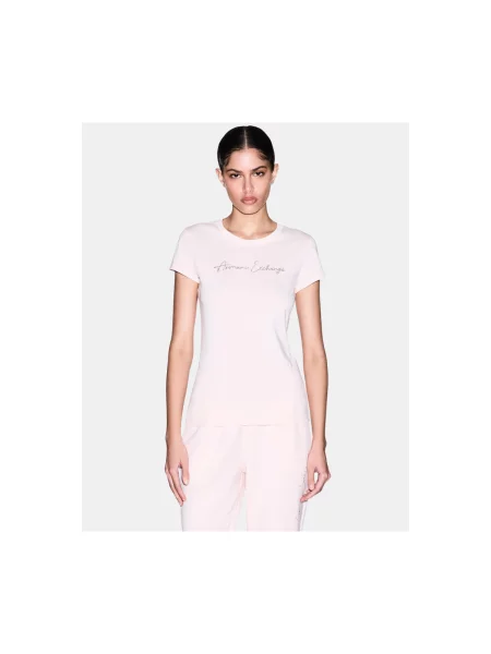 Tricou Eax roz