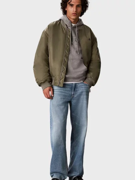 Худи Calvin Klein Jeans серое