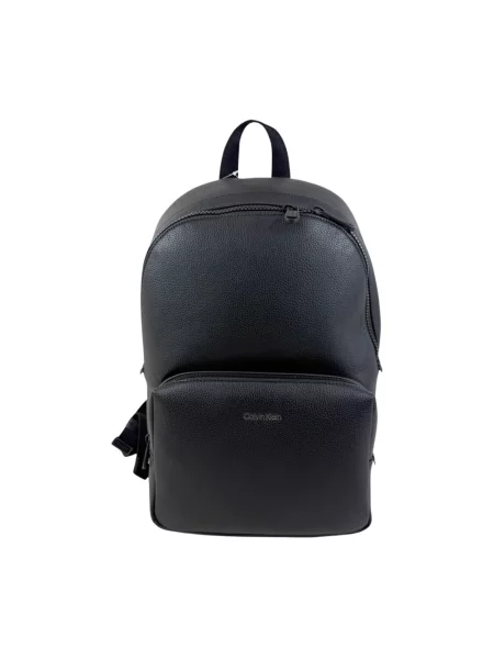 Lniana torba Calvin Klein czarna