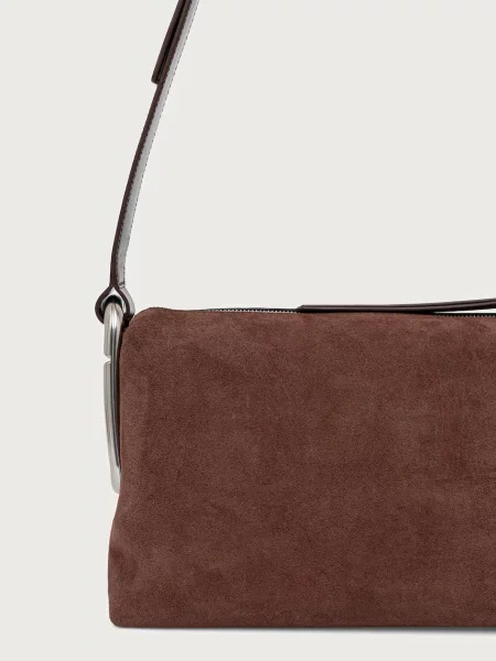 Marc Jacobs Válltáska Medium Shoulder Bag | hasított bőr barna