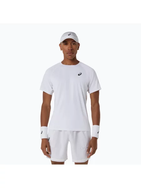Tricou de tenis pentru bărbați ASICS Match brilliant white alb