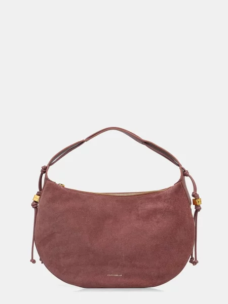 Geanta hobo Coccinelle din piele roz