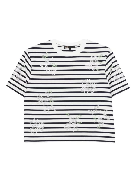 Tricou Maje cu dungi alb