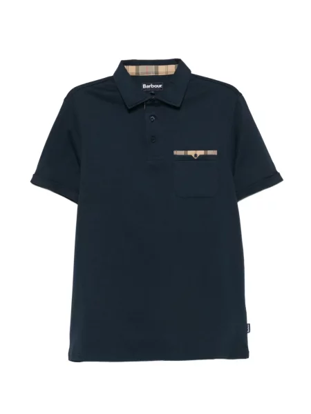 Tricou polo Barbour albastru