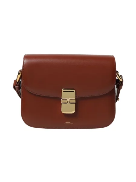 Torebka A.p.c. klasyczna brązowa