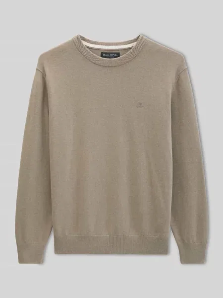 Sweter w kroju regular fit z mieszanki bawełny z dodatkiem żywej wełny Marc O'polo