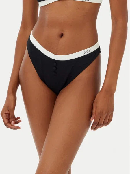KARL LAGERFELD Bikini partea de jos negru