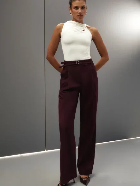Штани палаццо Gepur бордовий