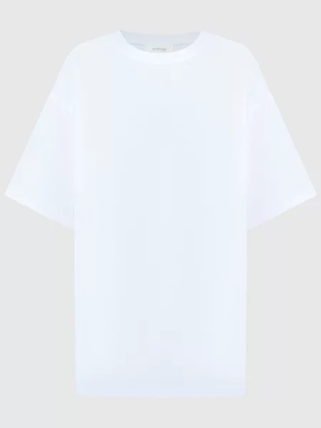 Футболка BLOCCO з кристалом Max Mara Sportmax біла