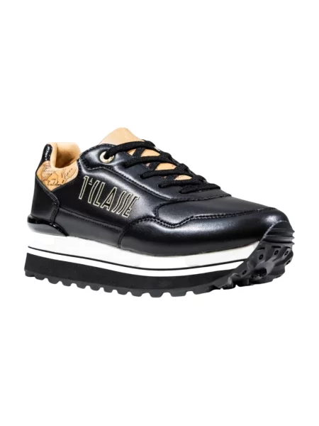 Sneakersy Alviero Martini 1a Classe z nadrukiem czarne