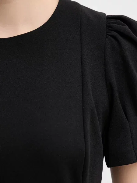 Сукня Dkny mini облягаюча чорний