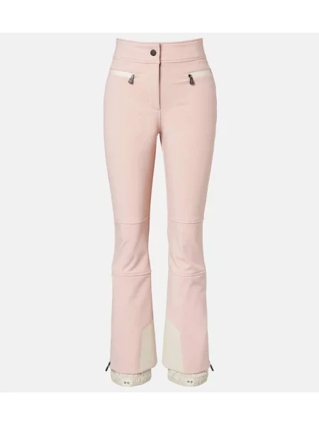 Jeździć na nartach spodnie dresowe Moncler Grenoble różowe