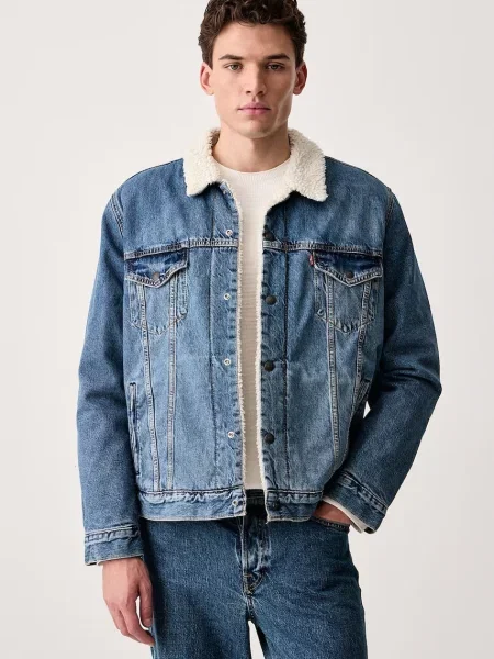 LEVI'S ® Geacă de primăvară-toamnă Type 3 denim albastru