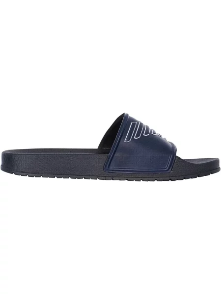 Klapki Emporio Armani niebieskie