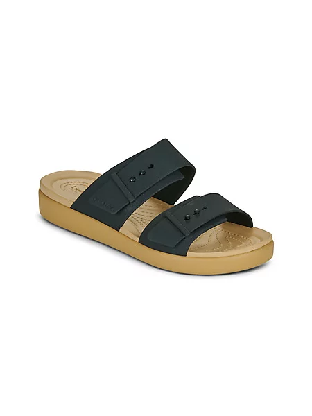 Natikači Crocs z zaponko črna