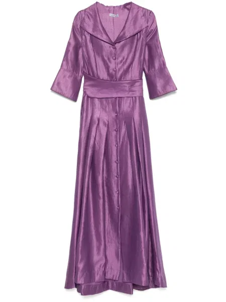 Maksi sukienka maxi Baruni garniturowa fioletowa