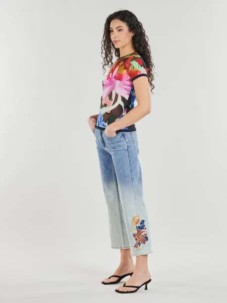 Desigual Blugi COCO | flare fit albastru